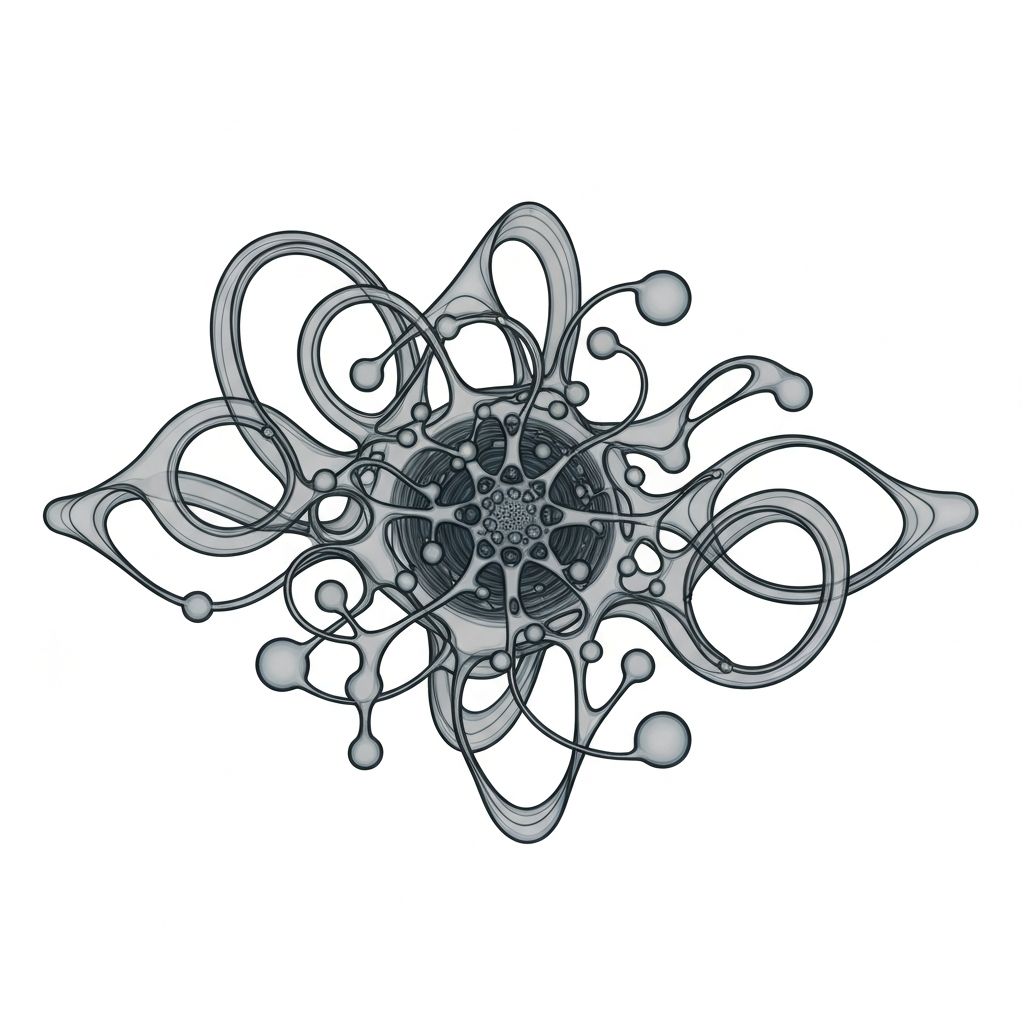 Abstract scientific visualization of energy balance and homeostasis