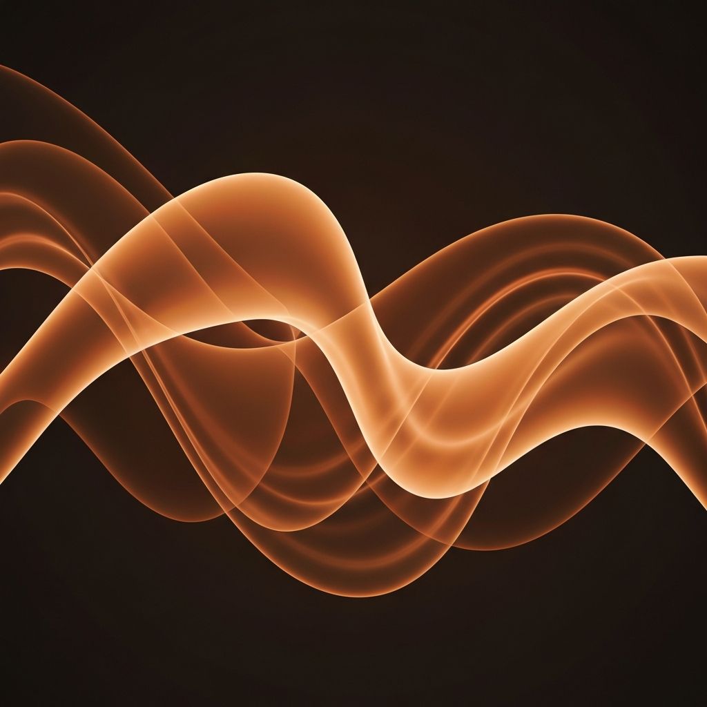Abstract scientific representation of nutritional satisfaction