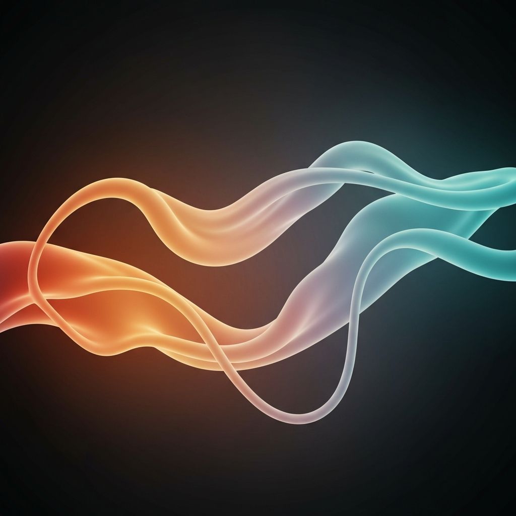 Abstract visualization of metabolic processes